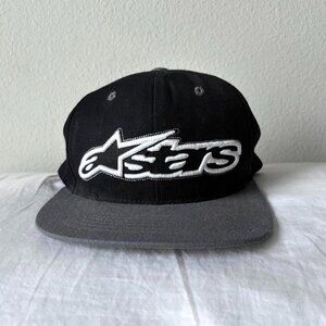 Alpinestars Black Snapback Hat Cap
